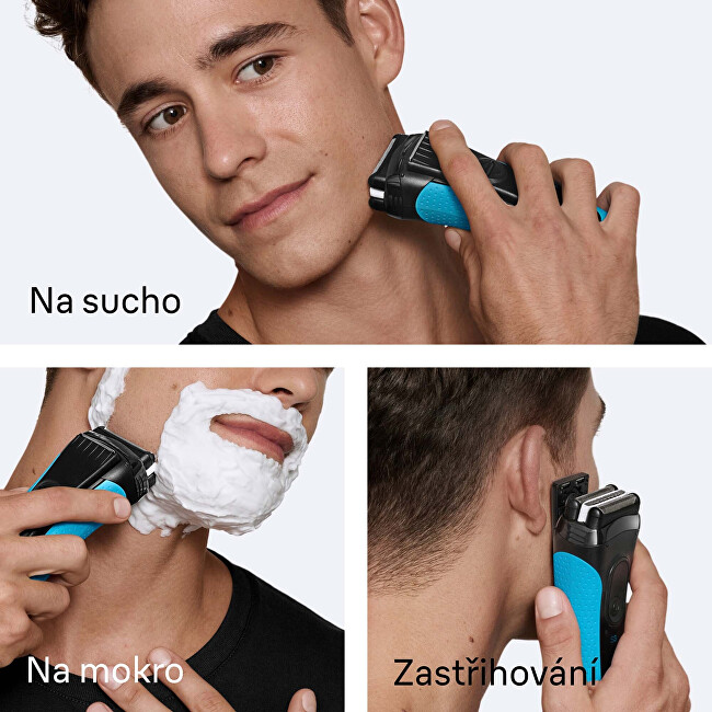 Braun Elektrický holicí strojek Series 3+ Wet & Dry 3040S