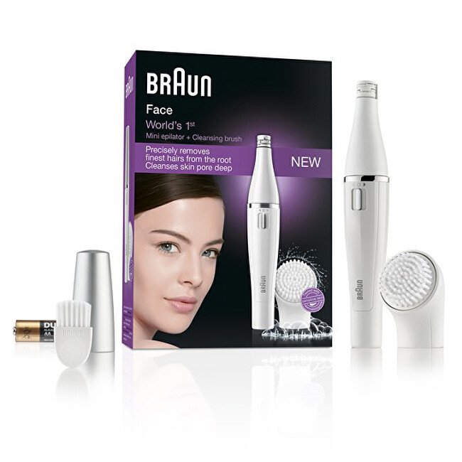 Braun Epilátor na obličej s čisticím kartáčkem Face 810