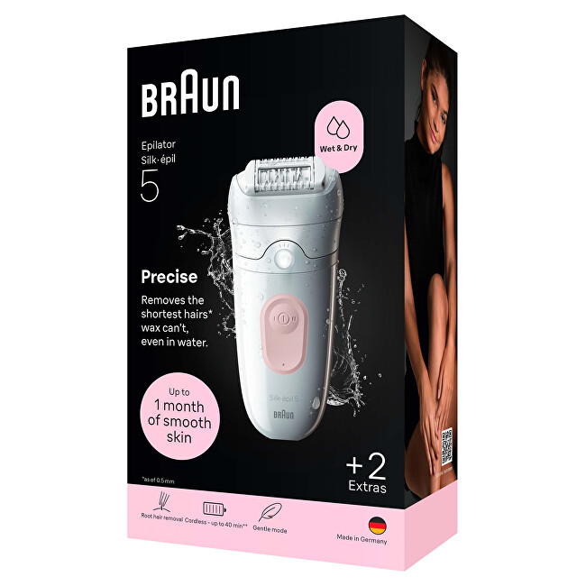 Braun Epilátor Silk-épil 5 Wet & Dry 5-011 Light Pink