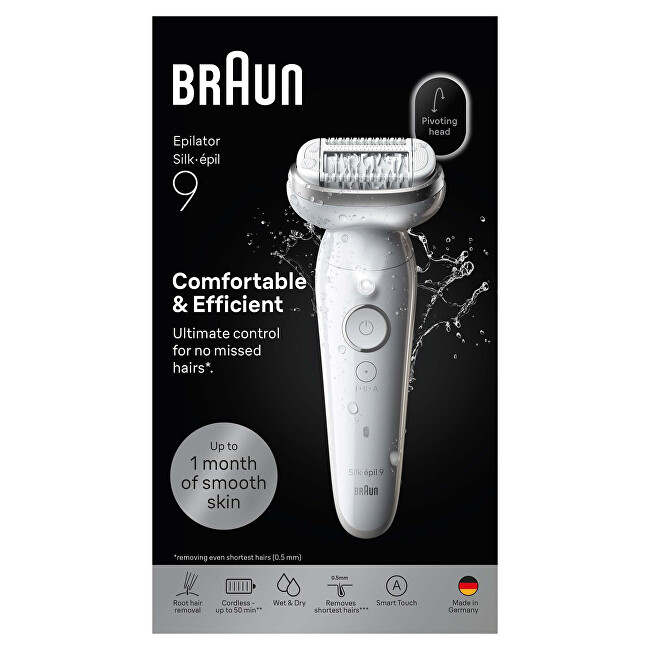 Braun Epilátor Silk-épil 9 Wet & Dry 9-000 Silver