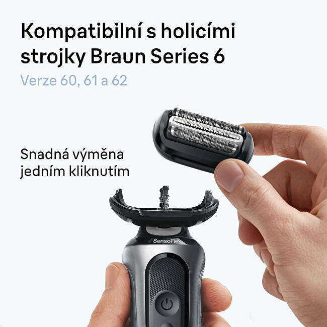 Náhradní hlavice 64b Silver pro strojek Series 6
