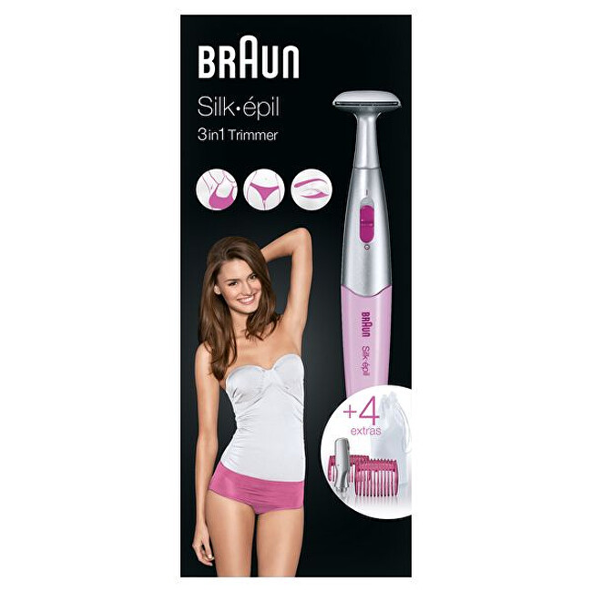 Zastřihovač chloupků 3v1 Silk-épil FG1100 Pink