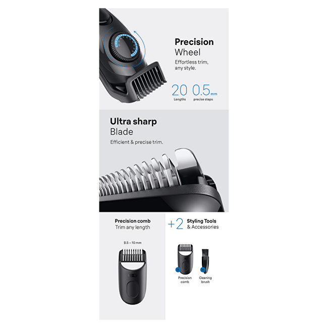 Braun Zastřihovač vousů Trimmer Series 3 Přístroje