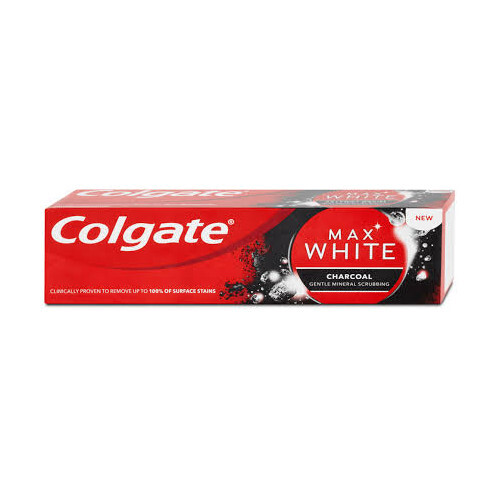 Colgate Bělicí zubní pasta s aktivním uhlím Max White Charcoal 75 ml
