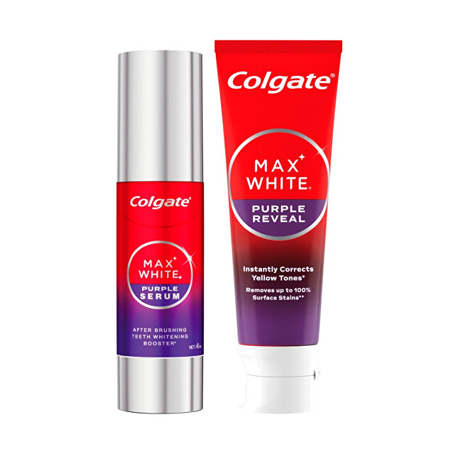 Colgate Sada na bělení zubů Max White Purple