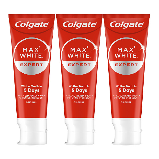 Bělicí zubní pasta Max White Expert Original 3 x 75 ml