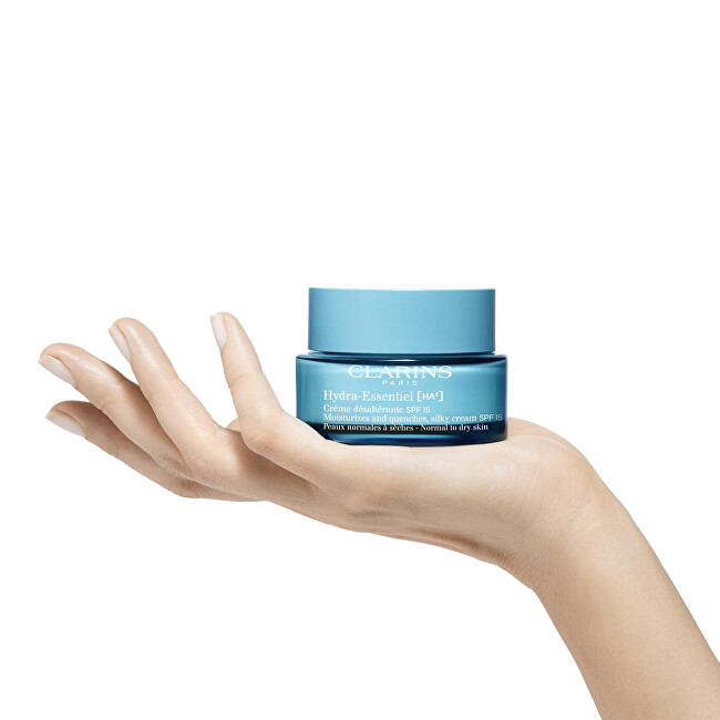 Hydratační denní krém pro normální až suchou pleť SPF 15 Hydra Essentiel (Moisturizes and Quenches Silky Cream) 50 ml