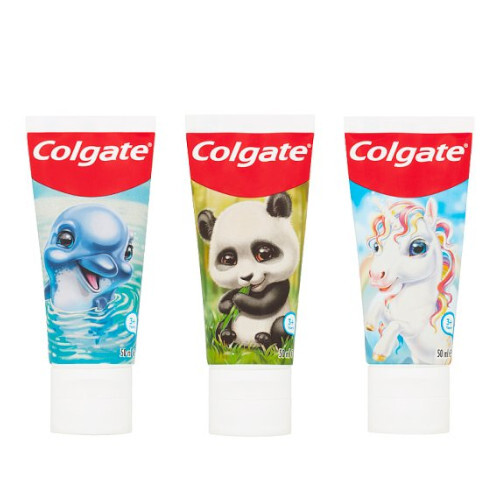 Colgate Zubní pasta pro děti s fluoridem Animal Gang 50 ml