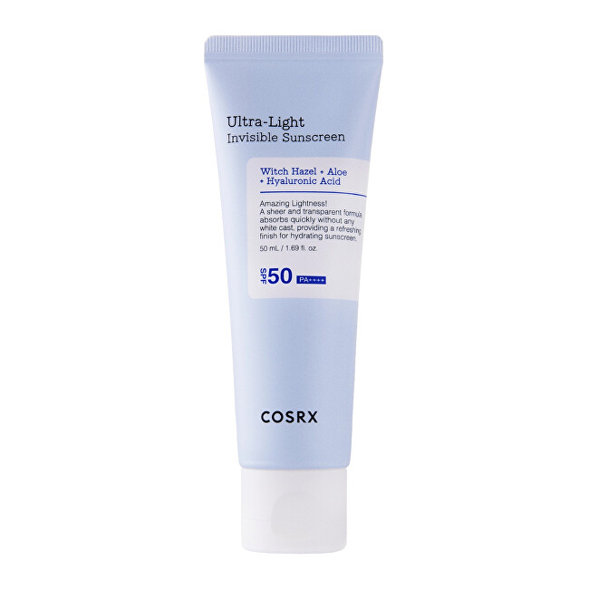 COSRX Hydratačný pleťový krém na opaľovanie SPF 50 Ultra Light (Invisible Sunscreen) 50 ml Kórea