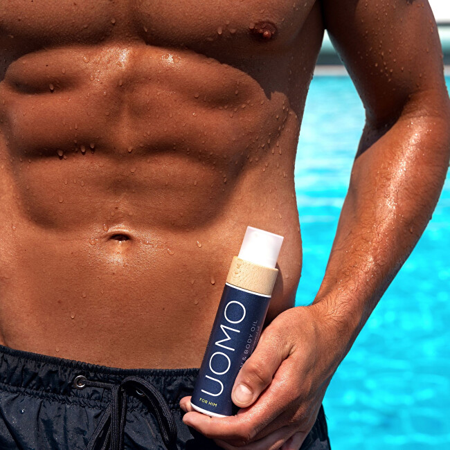 Pečující olej pro podporu opálení pro muže Uomo Body Oil 110 ml