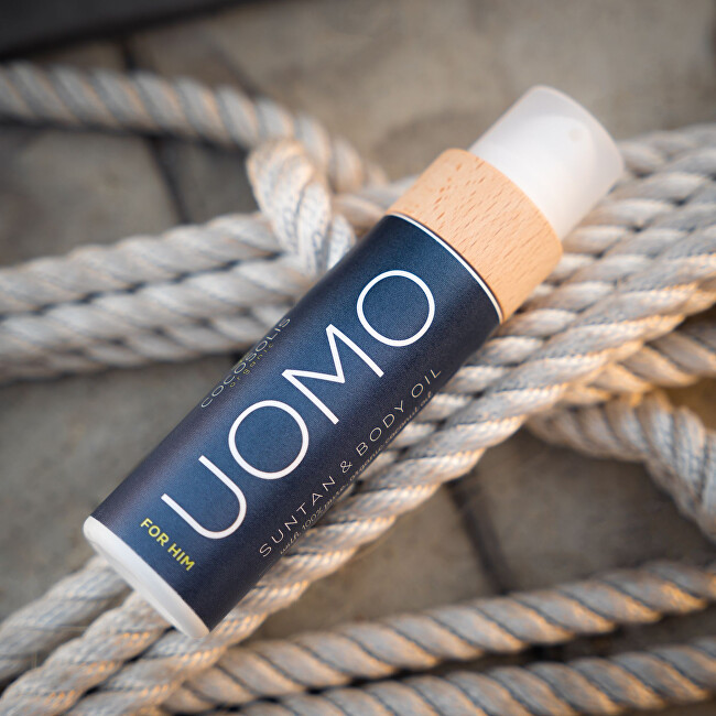 Pečující olej pro podporu opálení pro muže Uomo Body Oil 110 ml