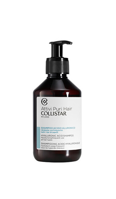 Hydratační šampon s kyselinou hyaluronovou Attivi Puri (Hyaluronic Acid Shampoo) 250 ml