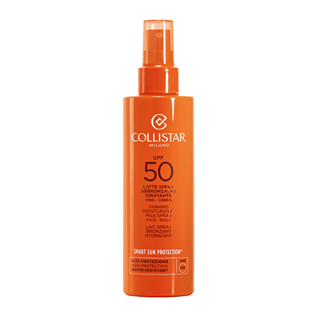 Collistar Sprej na opalování SPF 50 Tanning Moisturizing Milk Spray 200 ml