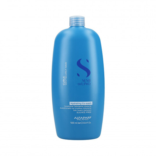 Alfaparf Milano Hydratačný umývací kondicionér pre kučeravé a vlnité vlasy Semi di Lino Curls (Hydrating Co-Wash Conditioner) 200 ml