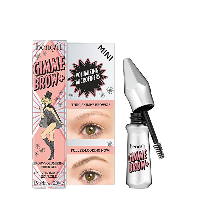 Objemový gel na obočí Gimme Brow+ (Brow Volumizing Fiber Gel Mini) 1,5 g