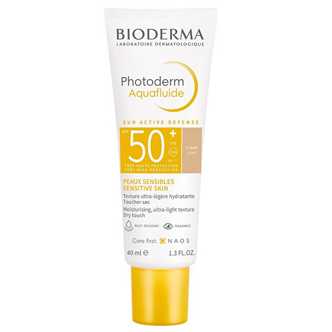 Tónovaný krém na opalování SPF 50+ Photoderm Aquafluide 40 ml