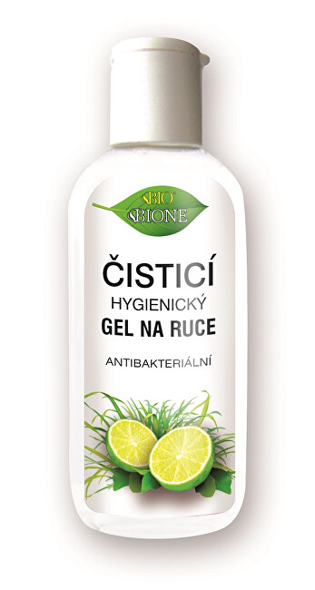 Bione Cosmetics Čisticí hygienický gel na ruce antibakteriální Lemongrass 100 ml