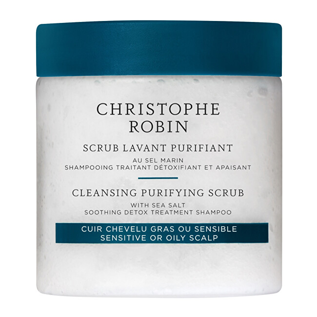 Christophe Robin Čistiaci a upokojujúci peeling Cleansing Purifying Scrub 250 ml