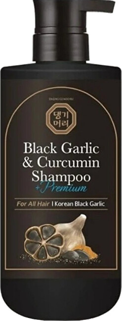 Posilující šampon na vlasy Black Garlic & Curcumin (Shampoo)