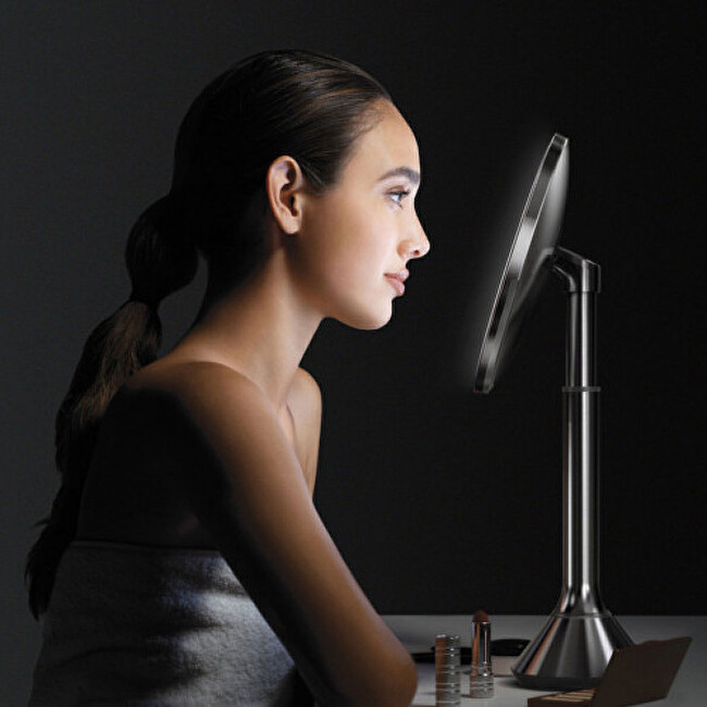 Dobíjecí kosmetické zrcátko Sensor TRIO s dotykovým ovládáním a LED osvětlením, 1x/5x/10x zvětšení
