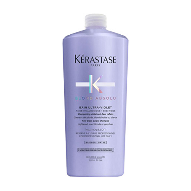 Fialový šampon pro studené odstíny blond vlasů Blond Absolu Bain Ultra Violet (Anti-Brass Purple Shampoo)