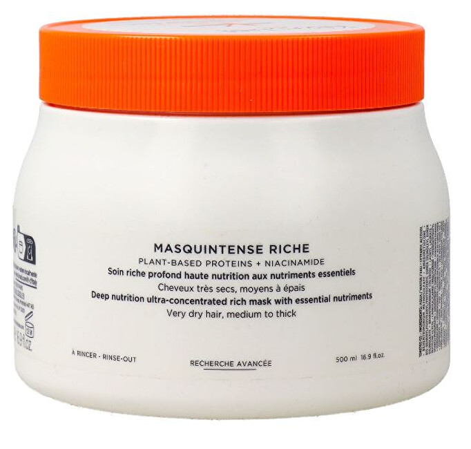 Hloubkově vyživující maska pro velmi suché jemné až středně silné vlasy Nutritive (Rich Hair Mask)