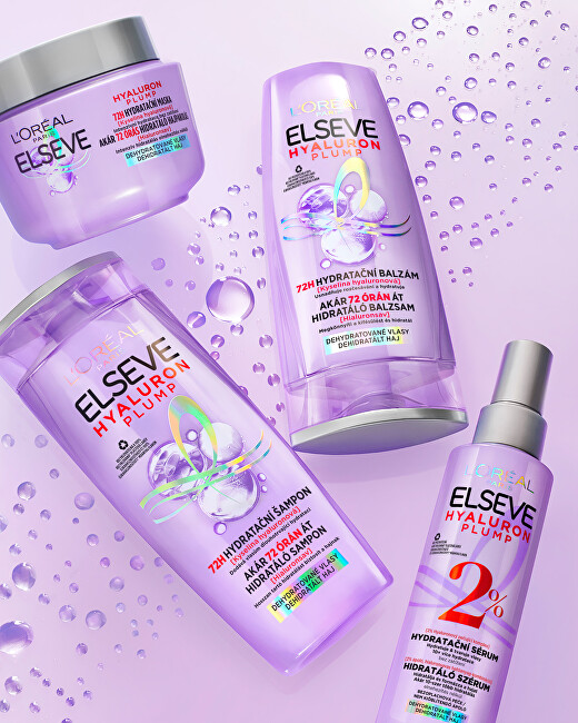 Hydratační šampon s kyselinou hyaluronovou Elseve Hyaluron Plump 72H (Hydrating Shampoo)