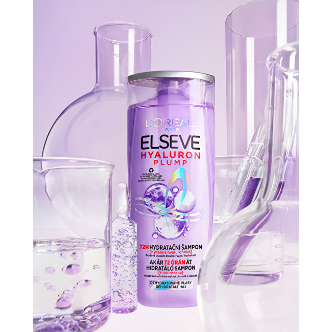 Hydratační šampon s kyselinou hyaluronovou Elseve Hyaluron Plump 72H (Hydrating Shampoo)