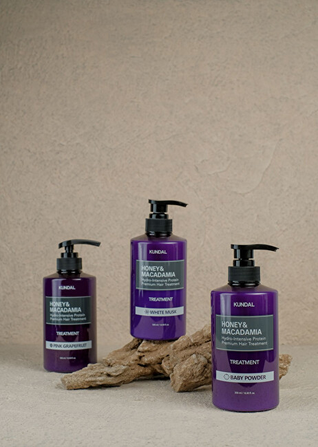 Hydrointenzivní proteinová kúra na vlasy Honey & Macadamia Pink Grapefruit (Treatment)