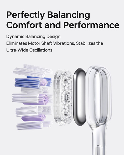 Laifen Náhradní hlavice pro zubní kartáček 2.0 Ultra-Whitening Transparent