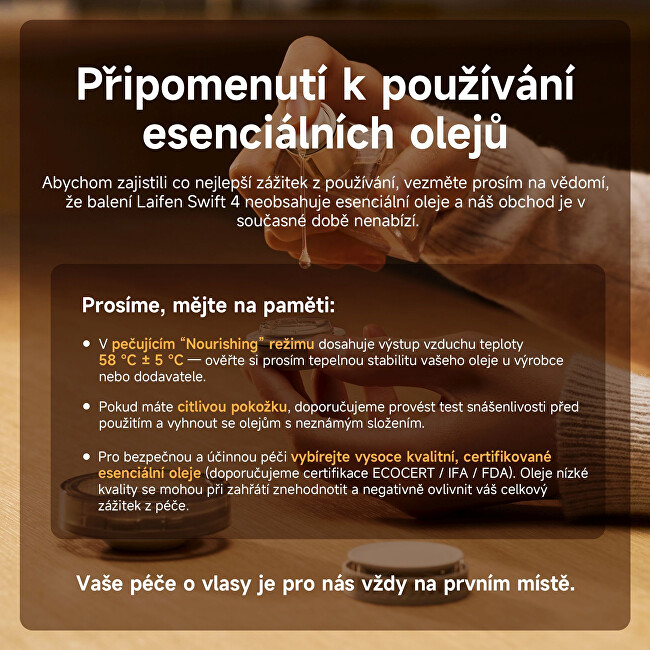 Laifen Náhradní esenciální pod k fénu Titanium