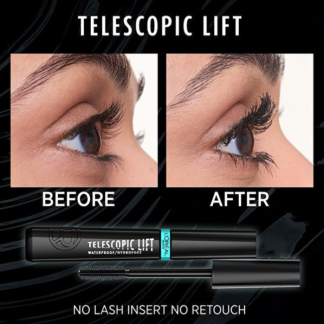 Extra prodlužující voděodolná řasenka Telescopic Lift (Waterproof Mascara) 9,9 ml