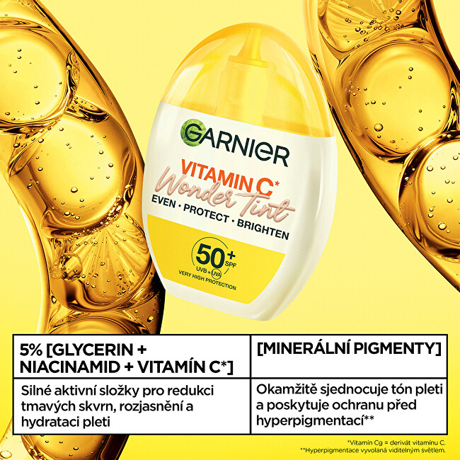 Tónovací fluid SPF 50 Vitamin C Wonder Tint 40 ml