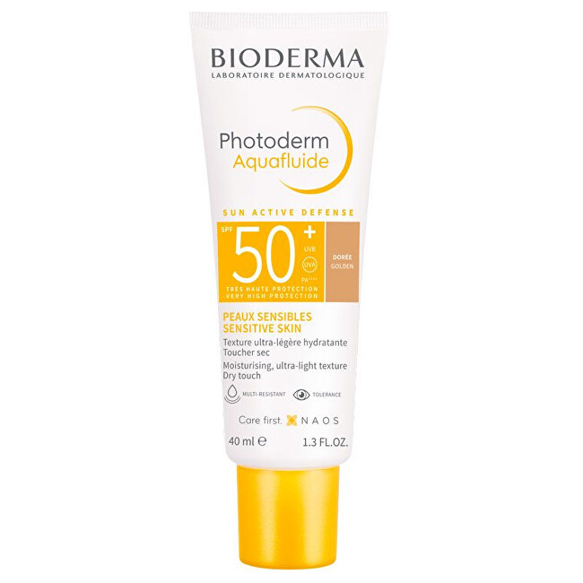 Tónovaný krém na opalování SPF 50+ Photoderm Aquafluide 40 ml