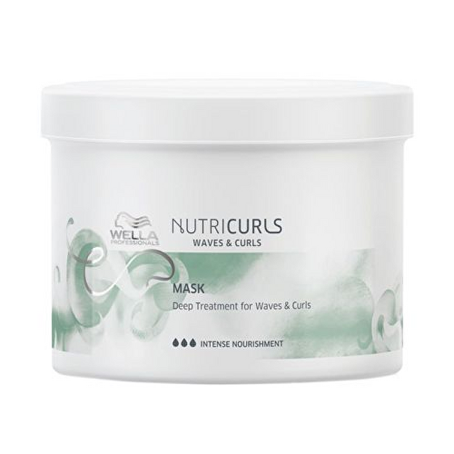 Wella Professionals Uhladzujúci maska pre vlnité a kučeravé vlasy Nutricurls (Waves & Curl s Mask) 500 ml