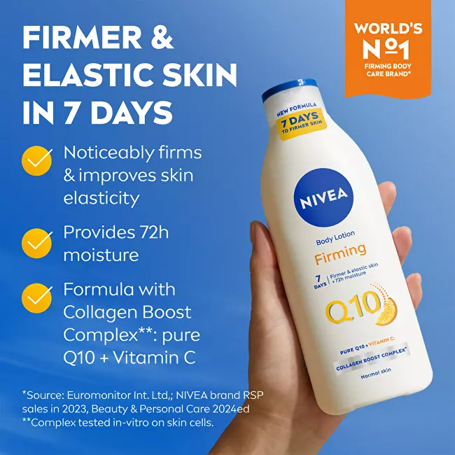 Zpevňující tělové mléko Q10 + Vitamin C (Firming Body Lotion)