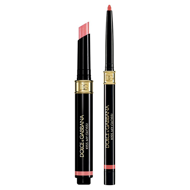 Sada na rty Kiss My Gloss (4D Gloss Stick & Lip Liner Duo)