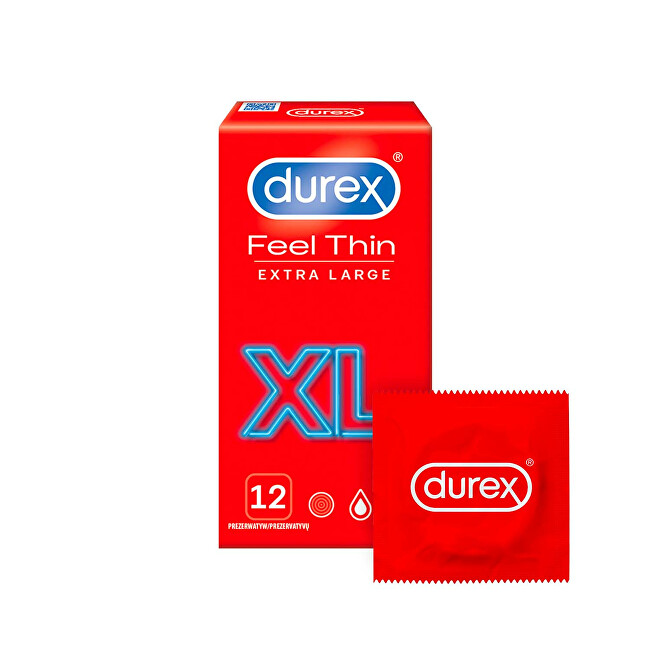 Durex Kondomy Feel Thin XL 3 ks
