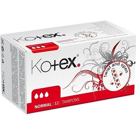 Kotex Tampony Normal (Tampons) 16 ks