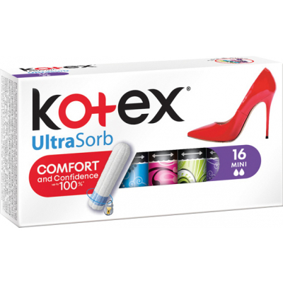 Kotex Tampony Ultra Sorb Mini (Tampons) 16 ks
