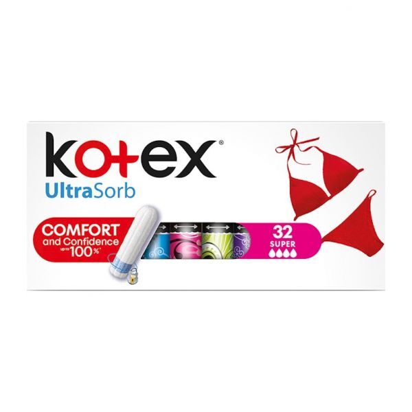 Kotex Tampony Ultra Sorb Super (Tampons) 16 ks