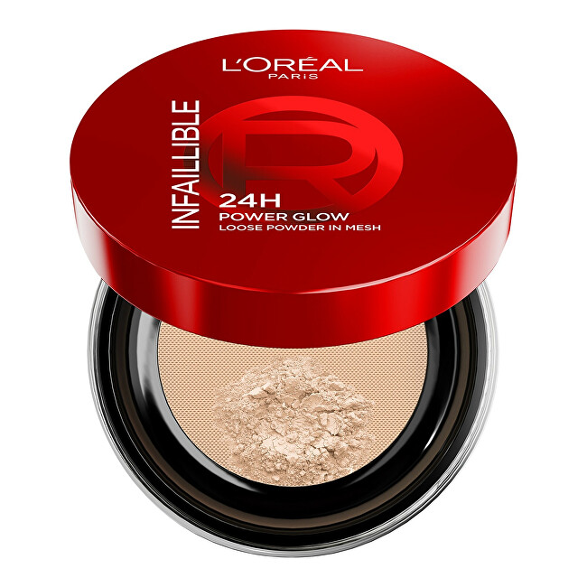 Rozjasňující pudr 24H Power Glow Loose Powder 10 g