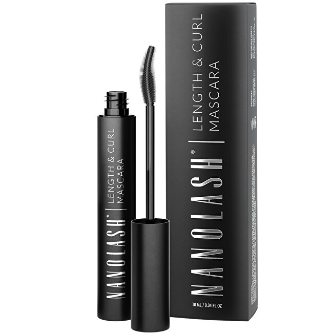 Nanolash Řasenka pro prodloužení a natočení řas Length & Curl Mascara 10 ml
