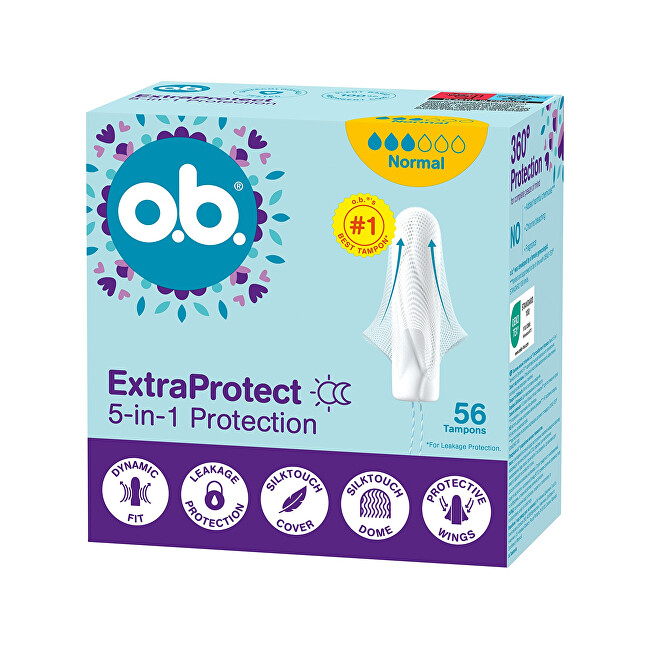 Extra Protect Normal Tampons - 56 ks