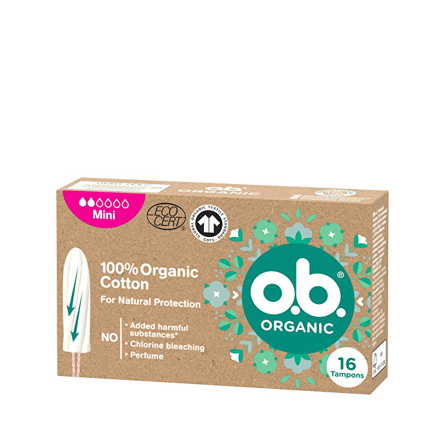 Organic Mini Tampons - 16 ks