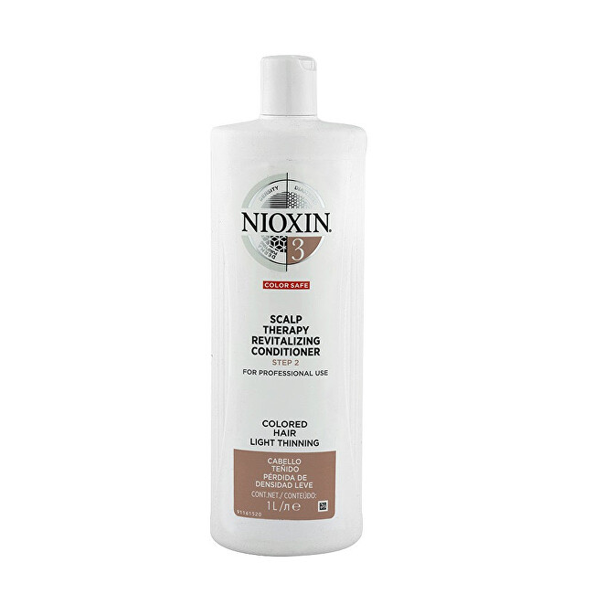 Revitalizér pokožky pro jemné barvené mírně řídnoucí vlasy 3D System 3 Color Safe (Scalp Therapy Revitalizing Conditioner)
