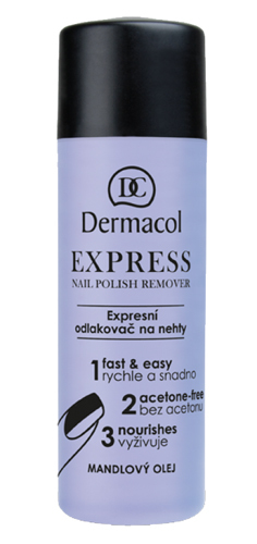 Dermacol Expresní odlakovač na nehty (Express Nail Polish Remover) 120 ml