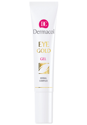 Dermacol Oční gel proti otokům, únavě a kruhům pod očima (Eye Gold Gel) 15 ml