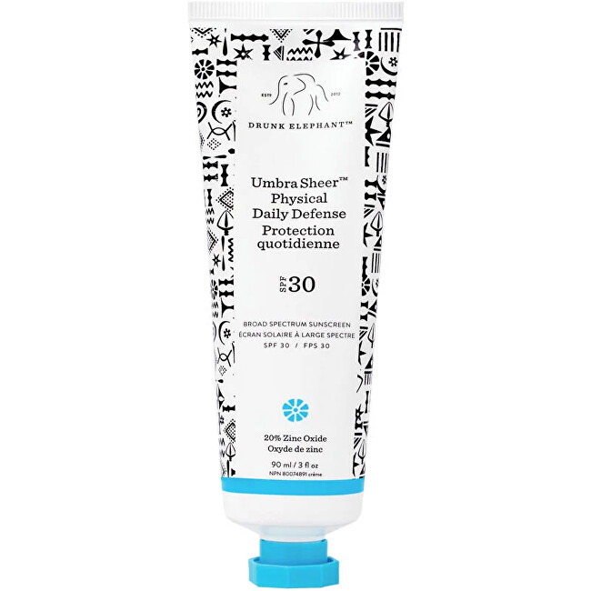 Pleťový opalovací krém SPF 30 Umbra Sheer (Physical Daily Defense) 90 ml