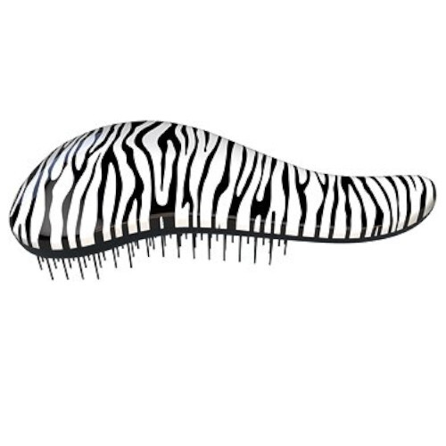 Dtangler Kartáč na vlasy s rukojetí Zebra White
